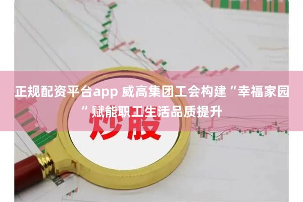 正规配资平台app 威高集团工会构建“幸福家园”赋能职工生活品质提升